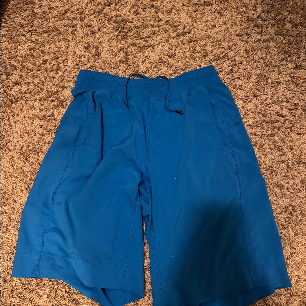 lululemon athletica Men's Electric Blue Athletic Shorts